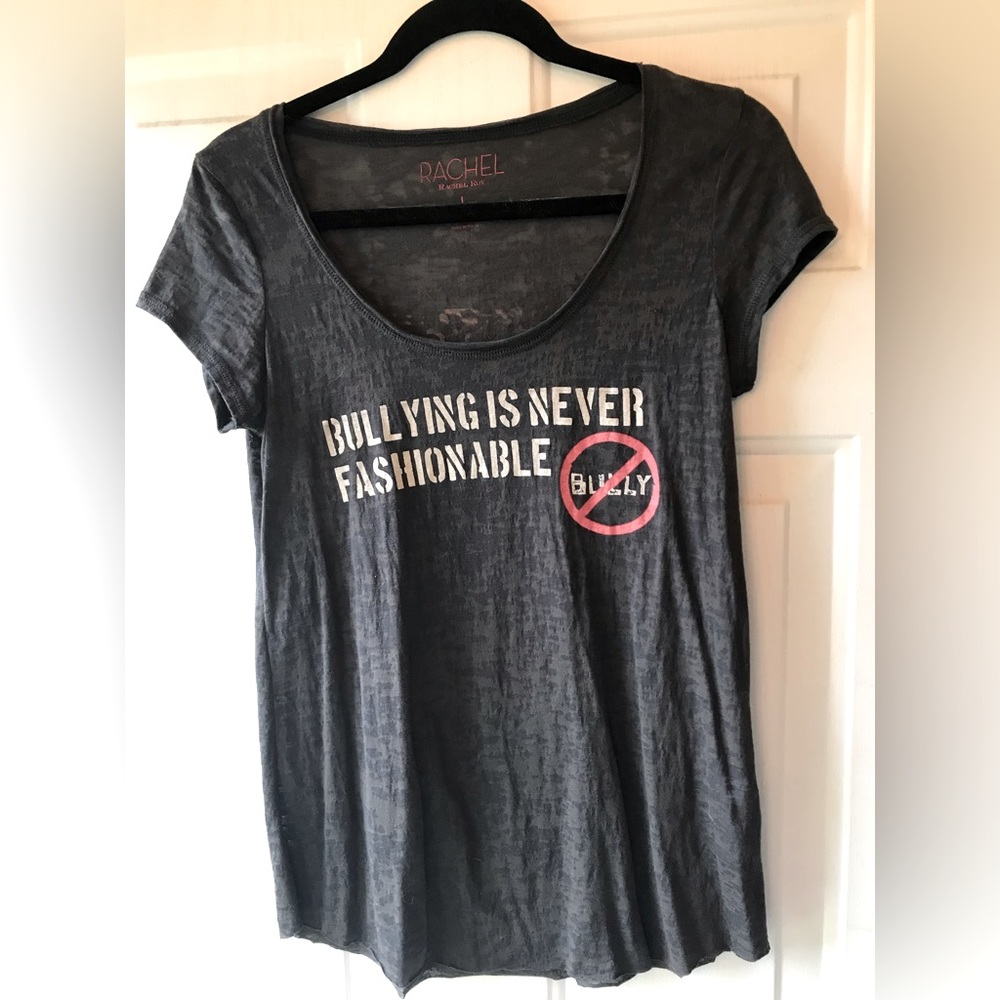 Rachel Roy “Bullying is never fashionable” t-shirt
